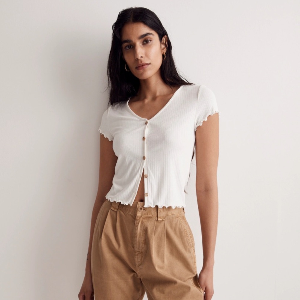 Madewell top Sz Med fits like a small